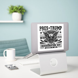 Sticker Le président Trump a gagné 2024