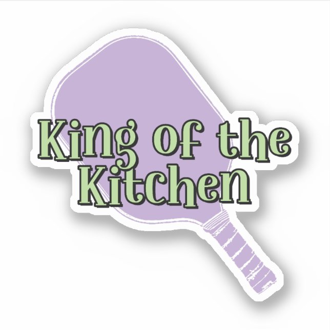 Sticker Le roi de la poupée de cuisine (Devant)