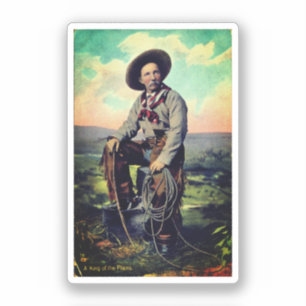 Sticker Le roi des plaines (vers 1907)