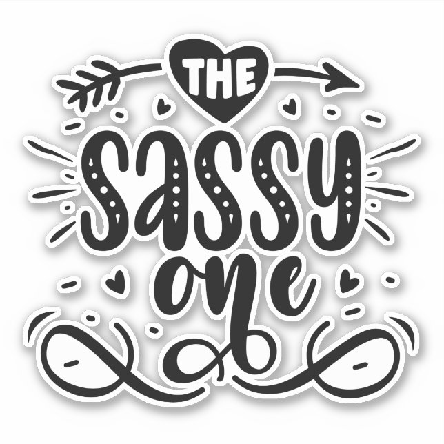 Sticker Le Sassy One (Devant)