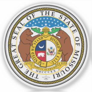 Sticker Le sceau de l'état du Missouri