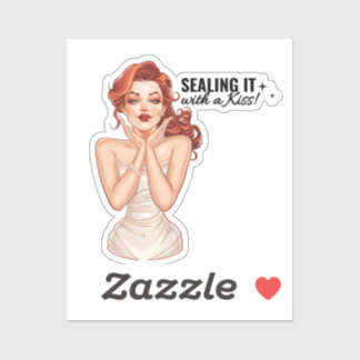 Sticker Le sceller avec un baiser !
