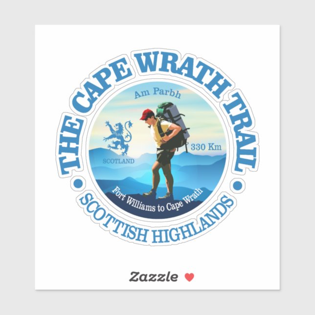 Sticker Le sentier Cape Wrath (C) (Feuille)