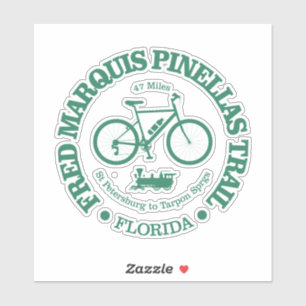 Sticker Le sentier Fred Marquis Pinellas (cyclisme)