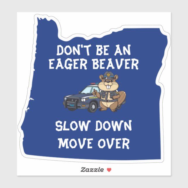 Sticker Le soldat de l'État de l'Oregon n'est pas un casto (Feuille)