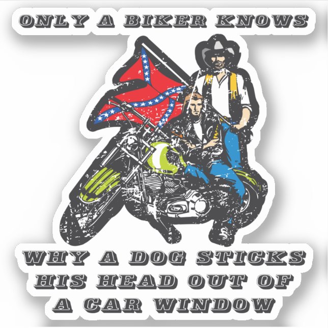 Sticker Le sort d'Only a Biker (Devant)