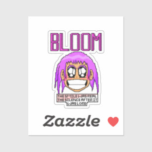 Sticker Le Sourire de Zoé — Pixel Art Émotionnel Fait Main