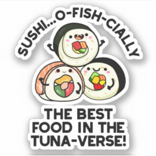 Sticker Le Sushi La Meilleure Nourriture Dans Le Tuna-vers