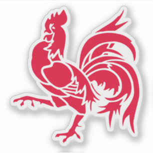 Sticker Le symbole du coq wallon, Belgique