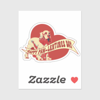 Sticker Le Vinyl de la Fête du Cocker Spaniel Pawlentine