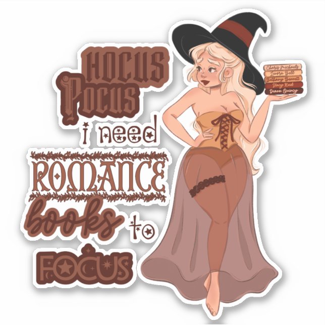 Sticker lecteur Romance Witchy (Devant)