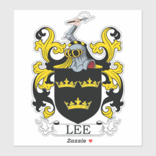 Sticker Lee Family Crest