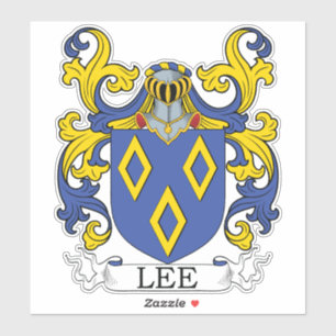 Sticker Lee Family Crest