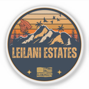 Sticker Leilani Estates, Hawaï