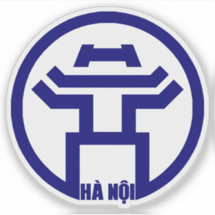 Sticker L'emblème de Hanoï, Vietnam
