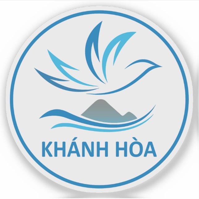 Sticker L'emblème de la province de Khanh Hoa (Devant)