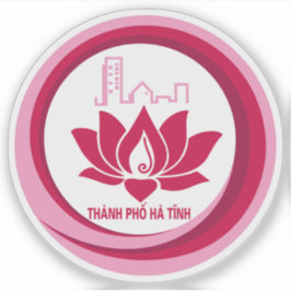 Sticker L'emblème de Thành Phố Hà Tinnh, Vietnam