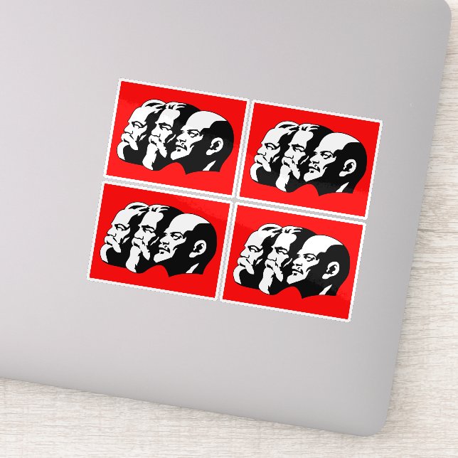 Sticker Lenin, Marx, Engels, Soviet Union, Communism (Détail)