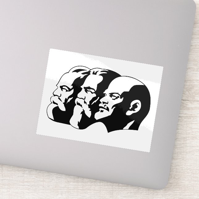 Sticker Lenin, Marx, Engels, Soviet Union, Communism (Détail)