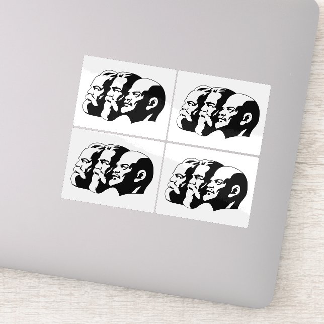 Sticker Lenin, Marx, Engels, Soviet Union, Communism (Détail)
