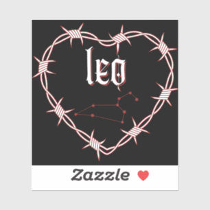 Sticker Léo Constellation Gothique Barbed Design