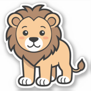 Sticker Leo le lion