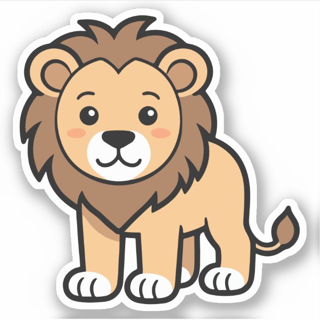 Sticker Leo le lion (Devant)