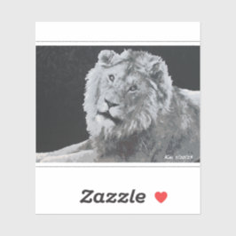 Sticker Leo, Lion africain, Animal