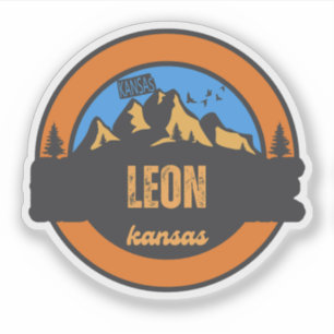Sticker Leon, Kansas