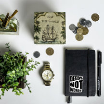 Les actes pas les mots inspirant blanc noir