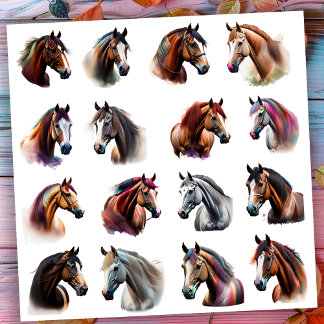 Sticker Les amateurs de chevaux