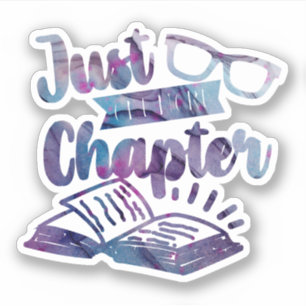 Sticker Les Amateurs De Livre Juste Un Chapitre De Plus Le