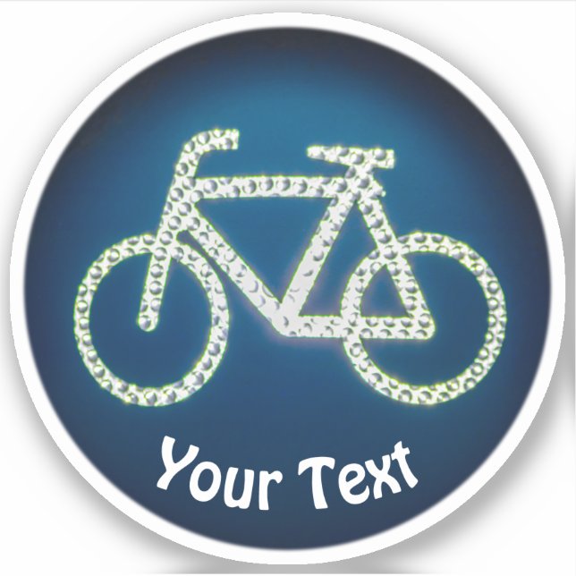 Sticker Les amateurs de vélo et de vélo ont le choix (Devant)
