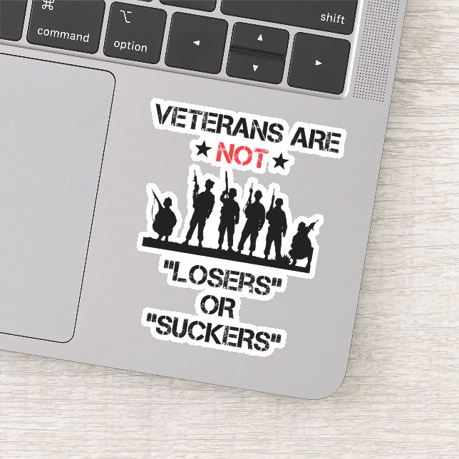 Sticker Les Anciens Combattants Ne Sont Pas Perdants Ou Su (Détail)