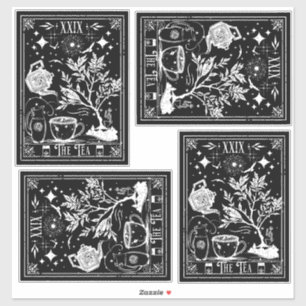 Sticker Les Cartes de Tarot du Thé