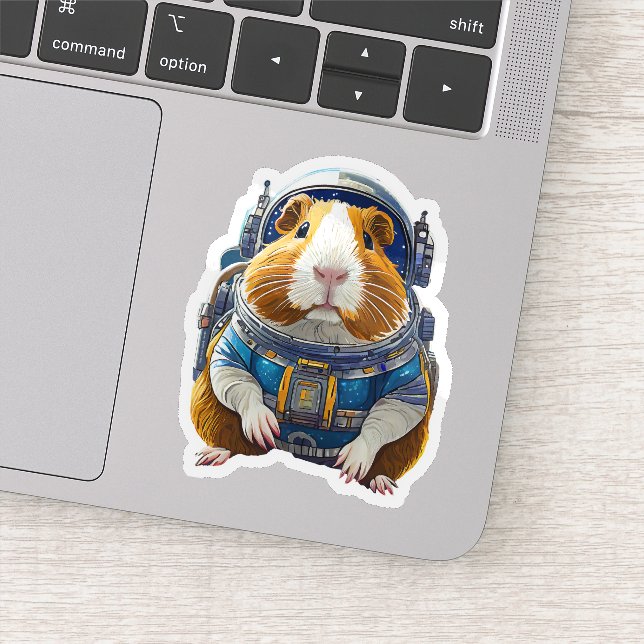 Sticker Les Cochons de Guinée dans l'espace ! Astronaute d (Détail)