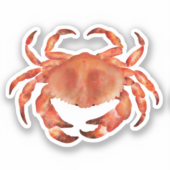 Sticker Les crabes Côtes Balnéaires Nautifcal (Recto)