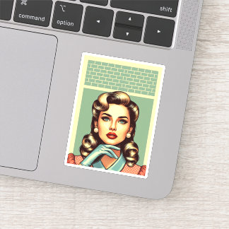 Sticker Les femmes de la mode glamour des années cinquante