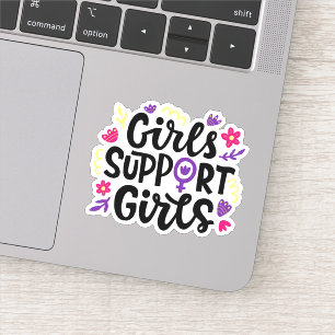 Sticker Les filles soutiennent les filles