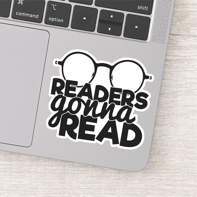 Sticker Les Lecteurs Amusants Vont Lire La Lecture Dire Un (Détail)
