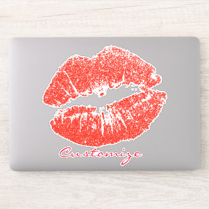 Sticker Les lèvres rouges baisantes Thunder_Cove