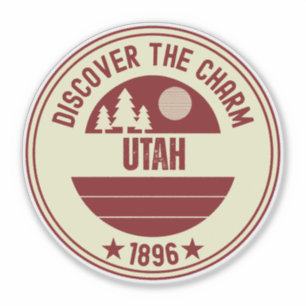 Sticker Les Mighty 5 de l'Utah - Cadeau des parcs nationau