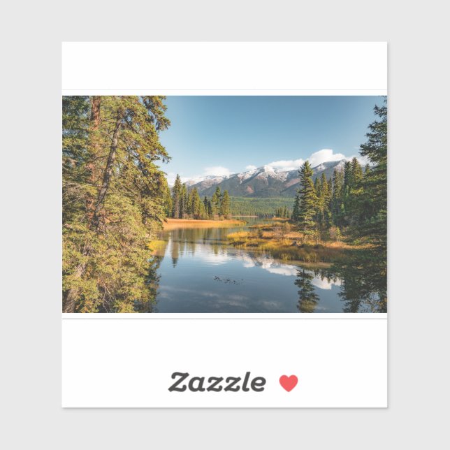 Sticker Les montagnes rocheuses (Feuille)