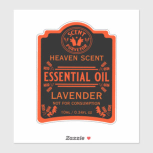 Sticker Les odeurs essentielles d'huile