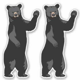 Sticker Les ours braves disent bonjour