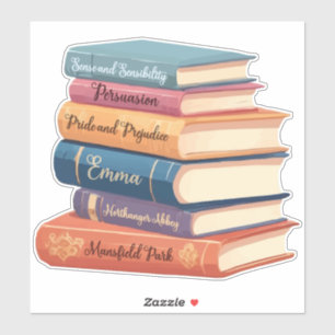 Sticker Les romans de Jane Austen VII