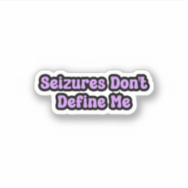 Sticker Les saisies ne me définissent pas Purple Epilepsie