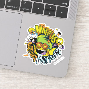 Sticker Les titans de l'adolescence vont ! gaufres de