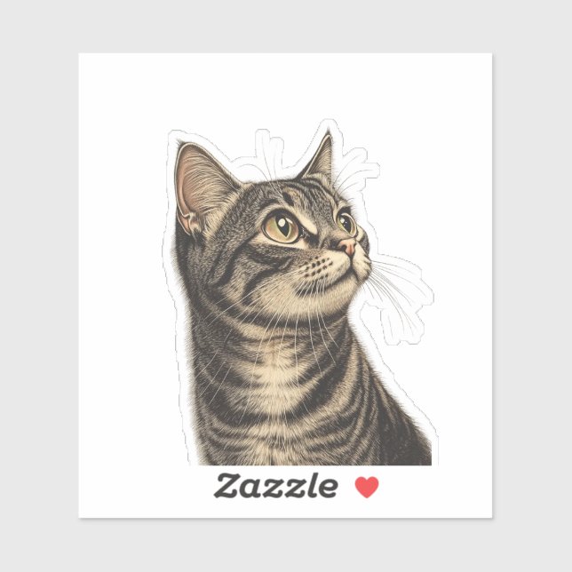 Sticker Les trésors tabby de Dürer 1 (Feuille)