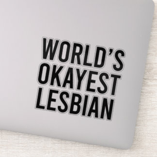 Sticker Lesbienne la plus correcte du monde
